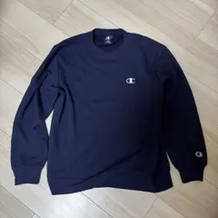 Champion (チャンピオン)長袖カットソー　ネイビー