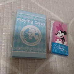 未開封　ディズニーリゾートトランプ＆ミニーキーカバー
