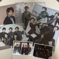 嵐グッズ6点セット　クリアファイル　ミニうちわ　公式写真