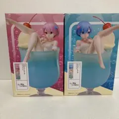 リゼロ　レム　ラム　クリームソーダ フィギュア　各種4体　合計8体セット リゼロ】レムとラム 8体フィギュアセット 特別企画】【あみあみ