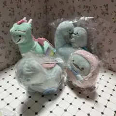 EDWINコラボ デニム すみっコぐらし ぬいぐるみ しろくま とかげ