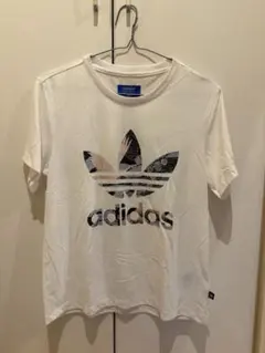 adidas ホワイト ロゴ Tシャツ 半袖