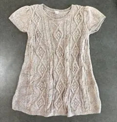無印良品　ニット　ワンピース　80㎝のサムネイル