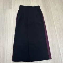 サイドライン　フロントファスナータイトスカート