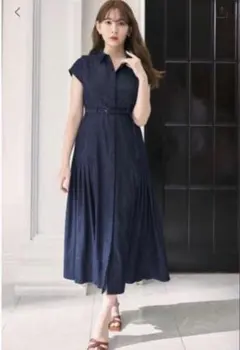 Herlipto Denim Shirt Belted Dress ♡ - メルカリ