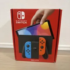 【美品】Nintendo Switch 有機ELモデル ネオンブルー／レッド