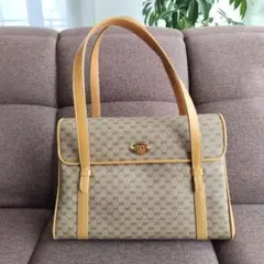 【ほぼ未使用！】オールドグッチ マイクロGG柄 ハンドバッグ ヴィンテージ