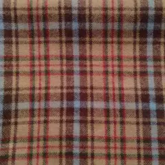 チェック柄冬用生地