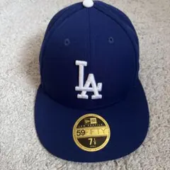 New Era 59FIFTY LAキャップ 7 1/8 ネイビー
