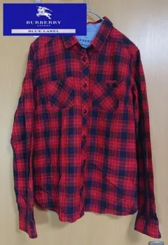 BURBERRY  BLUE LABEL Sサイズ レディース チェックシャツ