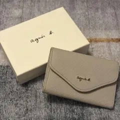 agnès b. ベージュ 名刺入れ - メルカリ
