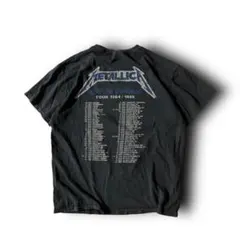 USA古着メタリカMETALLICAバンドTシャツ両面プリント黒シングルステッチ