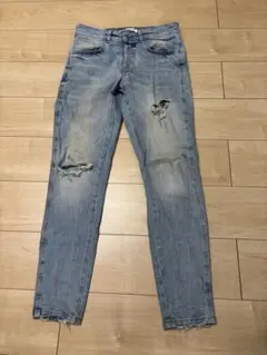 ZARA ダメージ加工 スキニージーンズ