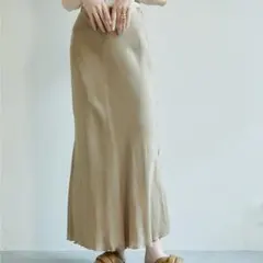 ガリャルダガランテ キュプラマーメイドスカート ベージュ