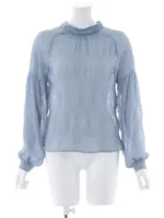 新品未使用☆ ドットブラウス☆F☆Clear☆