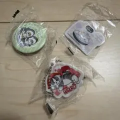 くら寿司　モフサンド　アクリルステッカー、ラバーチャーム、缶バッジのセット