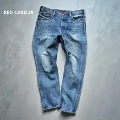 RED CARD クロップド テーパード デニム 16806