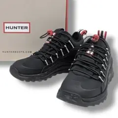 未使用✨HUNTER スニーカー　防水　ブラック　レディース36 23cm