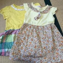 100 ムージョンジョン 他 半袖 ノースリーブ ワンピース セット