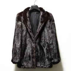 ミンクコート◇リアルファーコート◇ダークブラウン