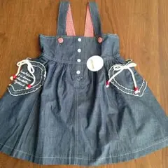 新品 女の子服 120 スカート デニム 2点セット