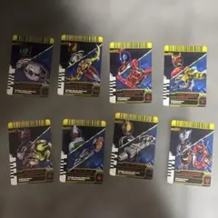 DXディケイドライバー付属　プラ製　ファイナルアタックライド&FFRカード10枚