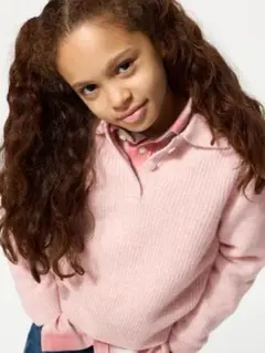 GIRLS スフレヤーンポロセーター ベストセラー160