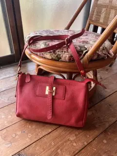 BARDOT ROSE 赤 ショルダーバッグ