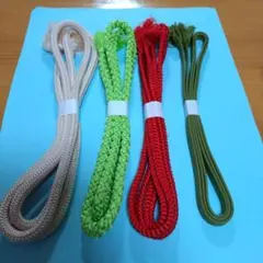 ニ*♪様 正絹・帯締め4本