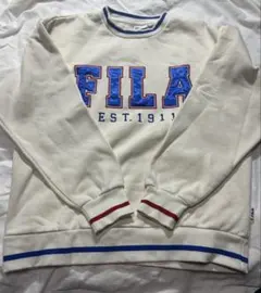 FILA ホワイト スウェット Mサイズ