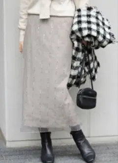 美品 イエナ スパンコールスカート Mサイズ