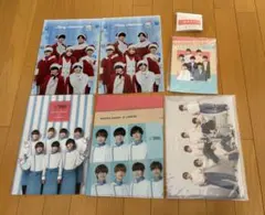 なにわ男子　クリアファイル 5点＋ノート＋リストバンドセット