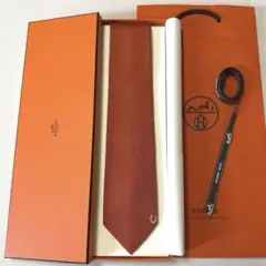 HERMES ❣️レア❣️オレンジXシルバーフェール・ア・シュヴァル