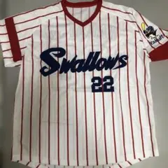 ヤクルトスワローズ　ユニフォーム　当時　復刻　レプリカ　つば九郎　背番号無し ヤクルトスワローズ ユニフォーム 当時 復刻 レプリカ つば九郎 背番号