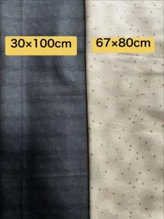 プリント生地(2種類)