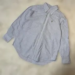 Ralph Lauren ラルフローレン　ボタンダウン　長袖シャツ　130cm