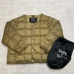 【美品】タイオン　ダウン　インナーダウン　110 ベージュ