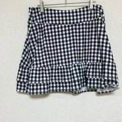 美品❣️ギンガムチェック フレアスカート ミニスカート ミニ丈 かわいい