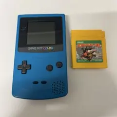 ゲームボーイカラー 本体 ターコイズ ドンキーコングランドセット