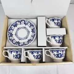 NIKKO TABLEWARE カップ＆ソーサー 5客セット 青花柄 洋食器 - メルカリ