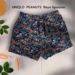 美品UNIQLO スヌーピー レインスプーナー トリプルコラボショートパンツXL