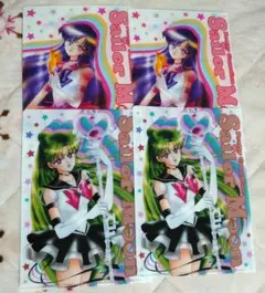 ファミマ　セーラームーンクリアファイル4枚