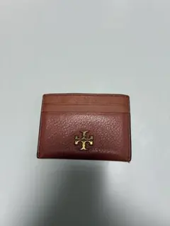 Tory Burch ピンク レザー カードケース