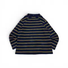 ア*】様 00s OLD UNIQLO ボーダー ロンT XL vintage