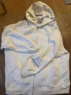 ESSENTIALS フルジップパーカー ホワイト