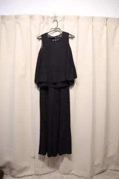 レディースセットアップ　ノースリーブ パンツ　プリーツ2点セット