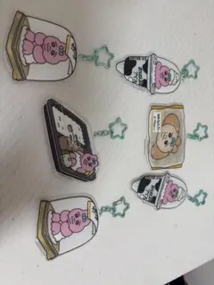 おぱんちゅうさぎ アクリルキーホルダー 5種セットのサムネイル