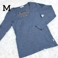 【イグニオ】❣️状態良い❣️長袖 カットソー/トップス/グレー/Mサイズのサムネイル