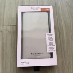 kate spade iPhone 14 Plus 手帳型ケース ピンク