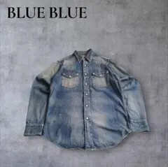 BLUE BLUE Rose Embroidery Denim Western